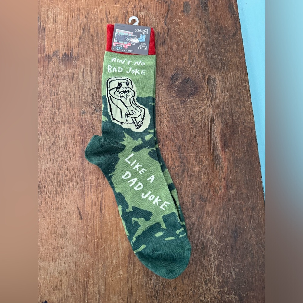 Men’s dad joke socks